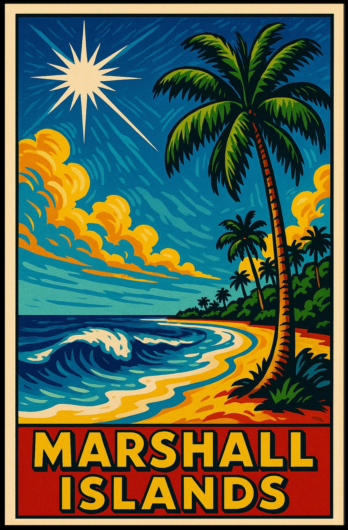 Marshall Islands Paradise Poster