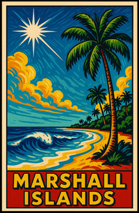 Marshall Islands Paradise Poster