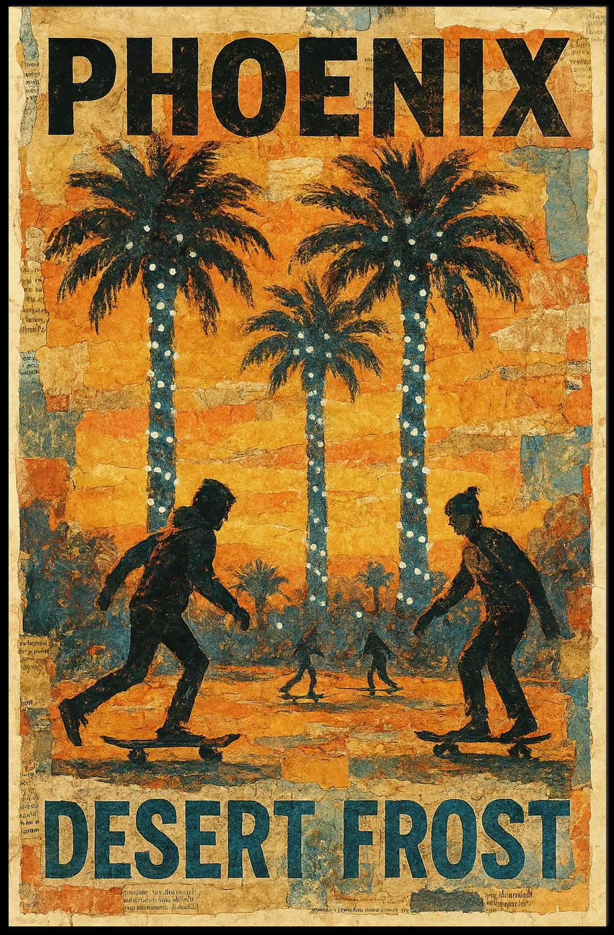 Phoenix Desert Frost Poster