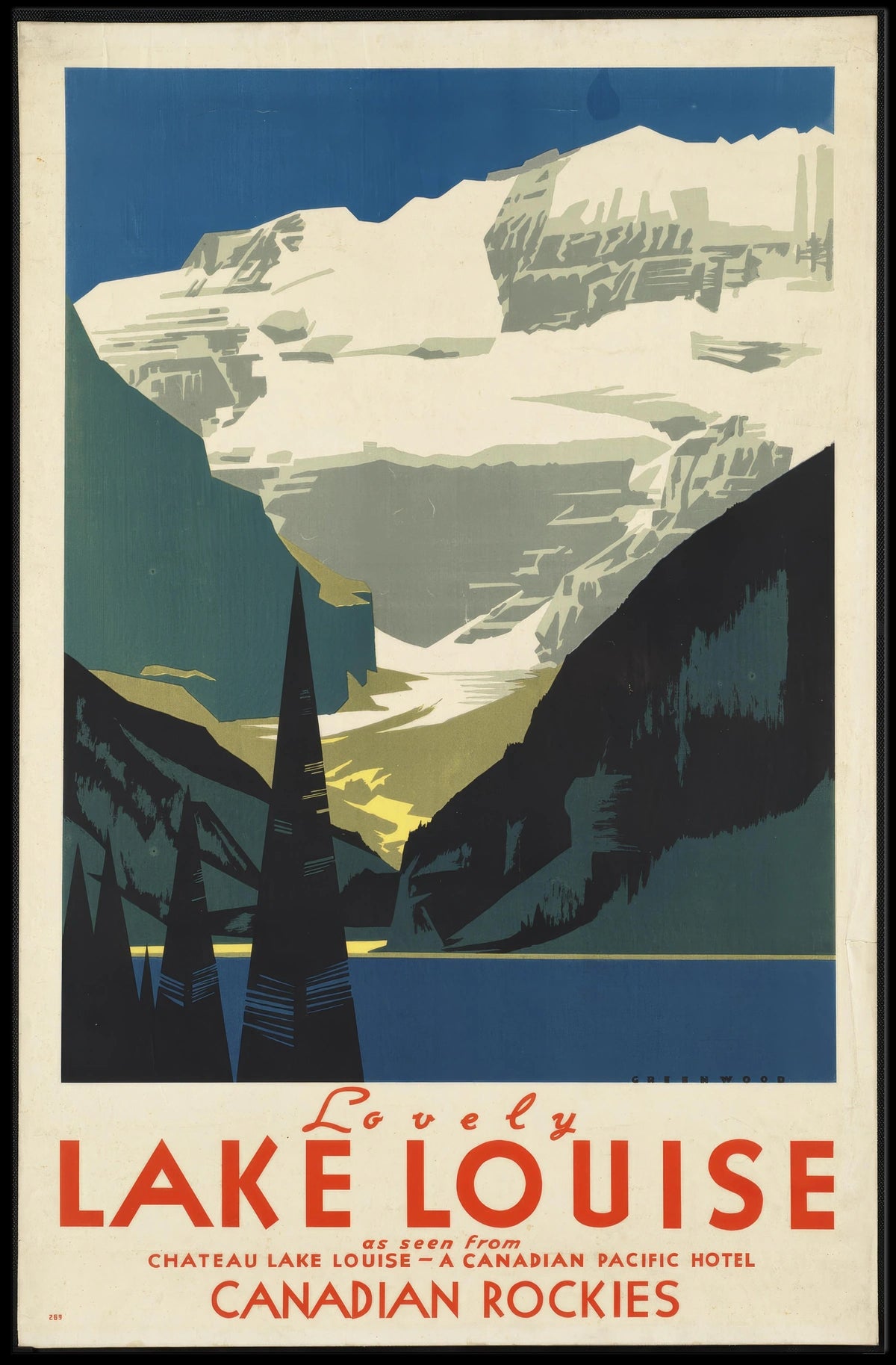 Lovely Lake Louise Poster