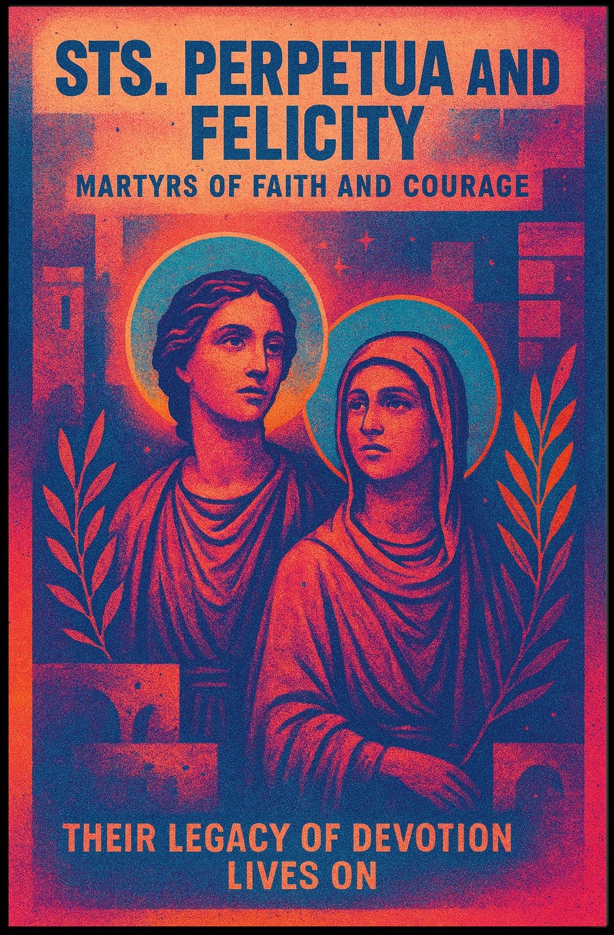 Saints Perpetua And Felicity Martyrs Poster