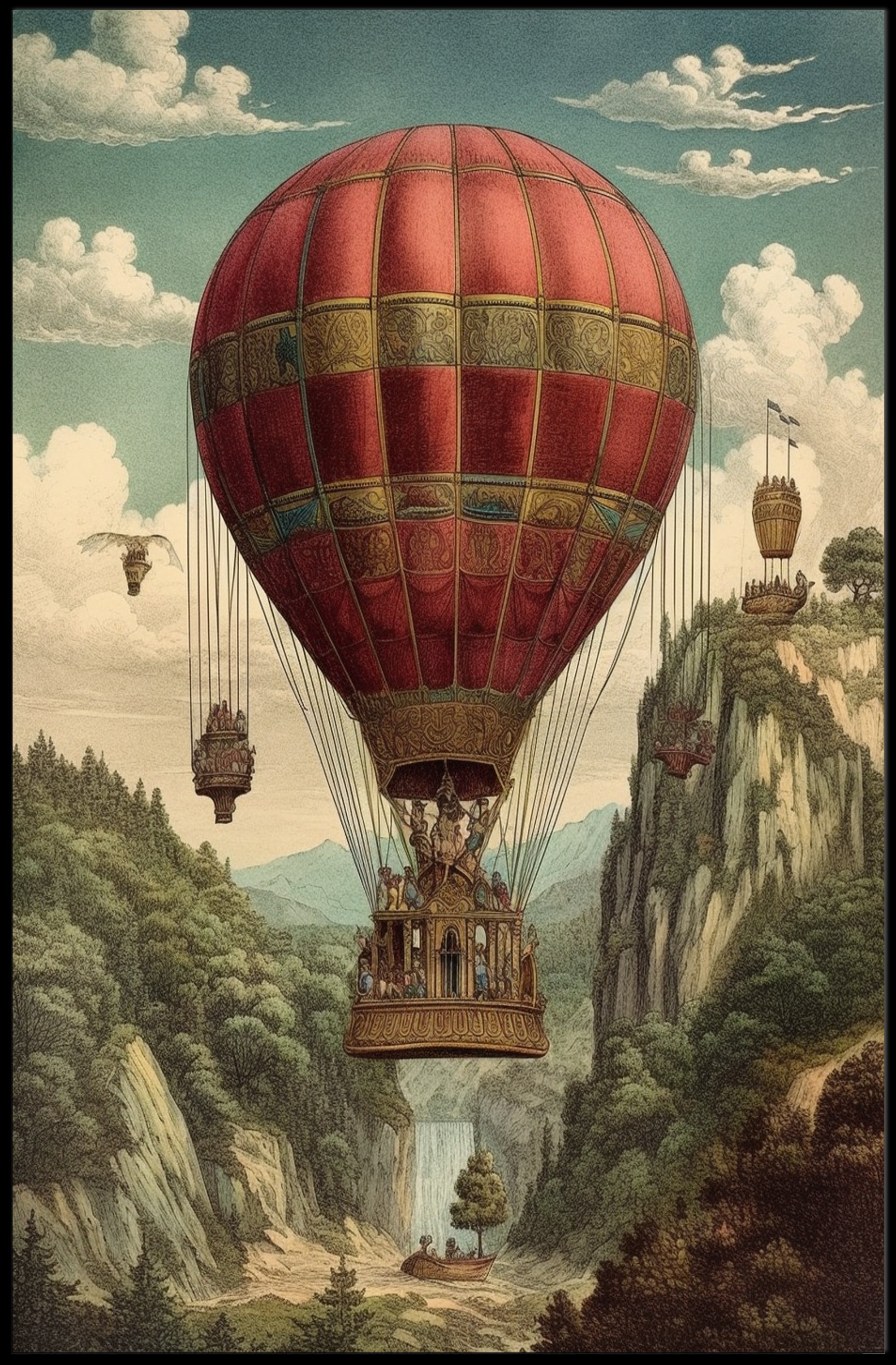 Journey Through the Skies Poster