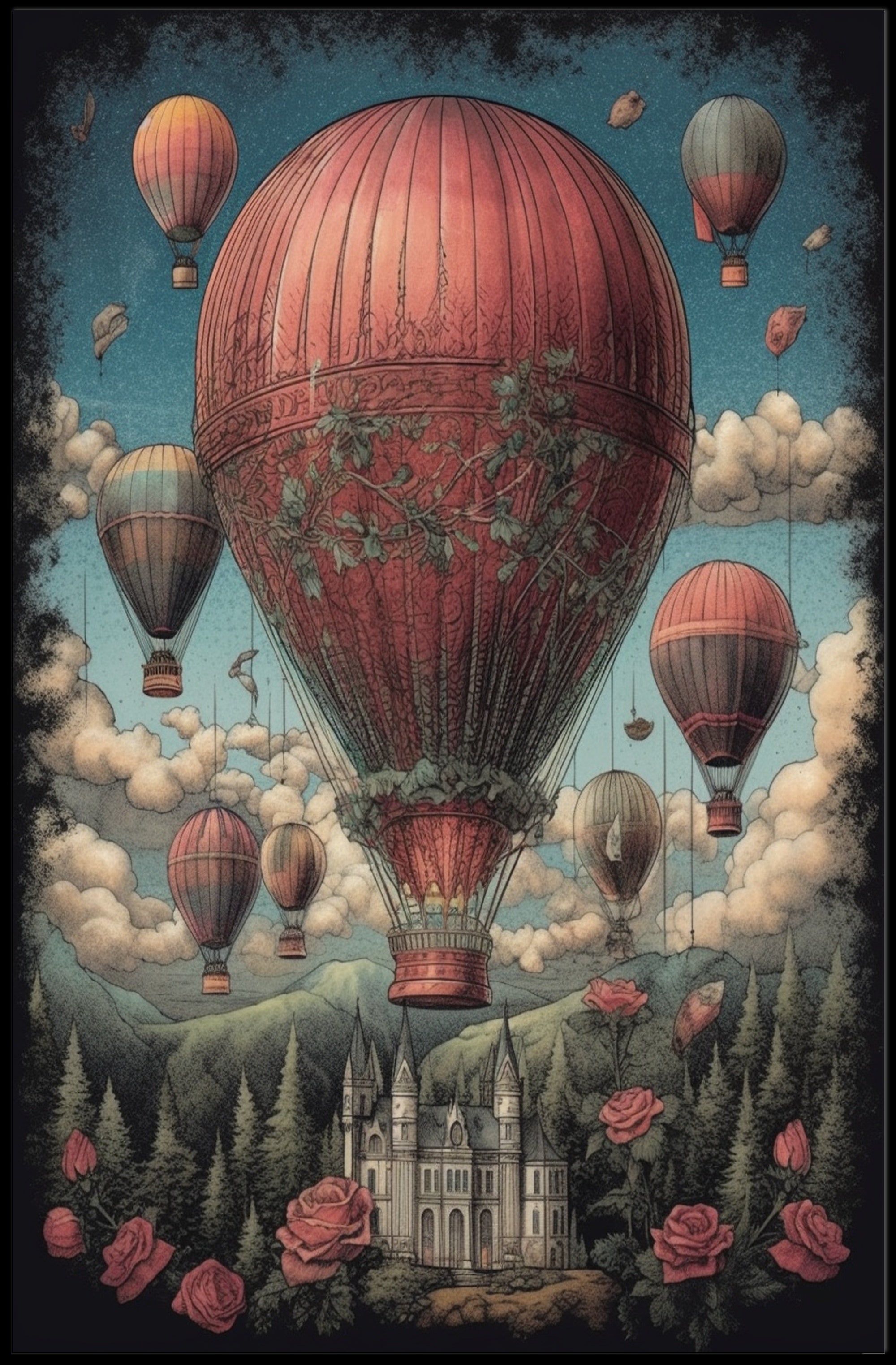 Enchanted Balloon Voyage Poster