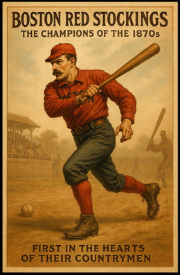Boston Red Stockings Champions of the 1870s Poster