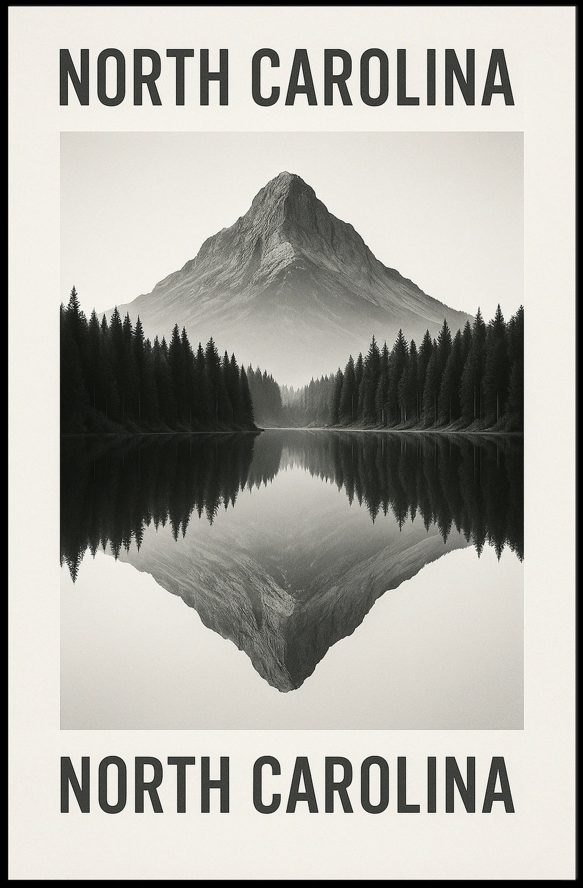 North Carolina Reflections Poster