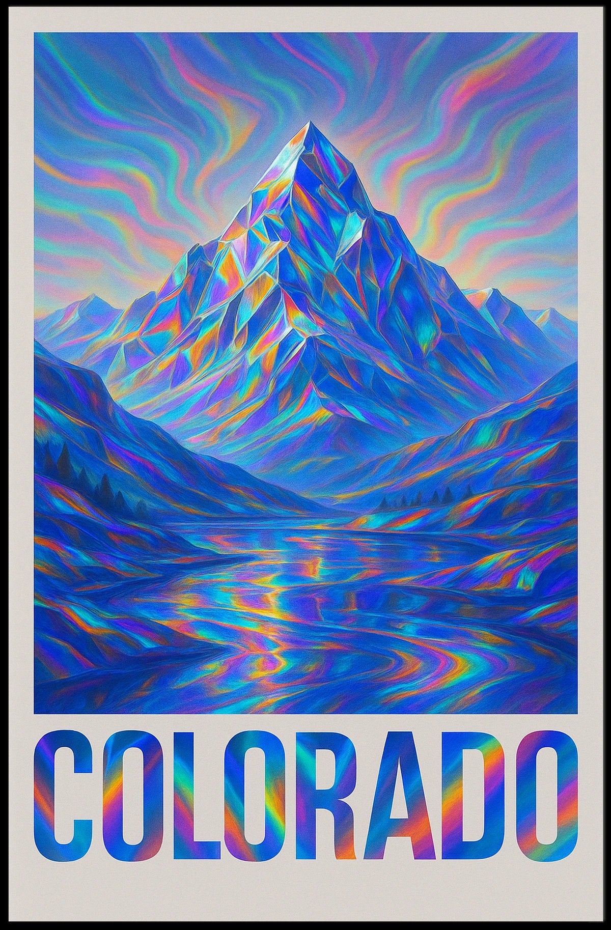 Colorado Mountain Vista Poster