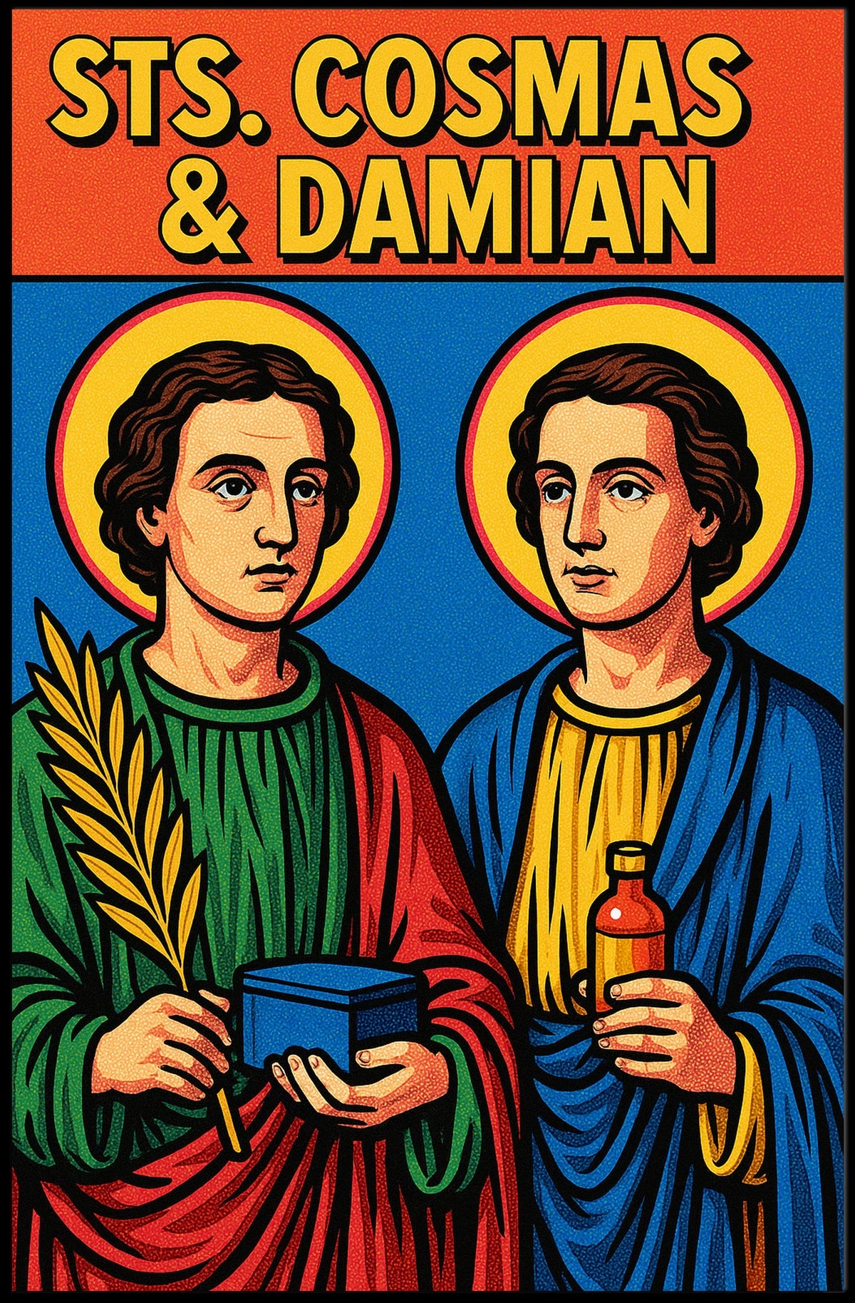Saints Cosmas and Damian Poster
