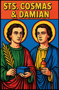 Saints Cosmas and Damian Poster