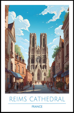 Reims Cathedral Poster