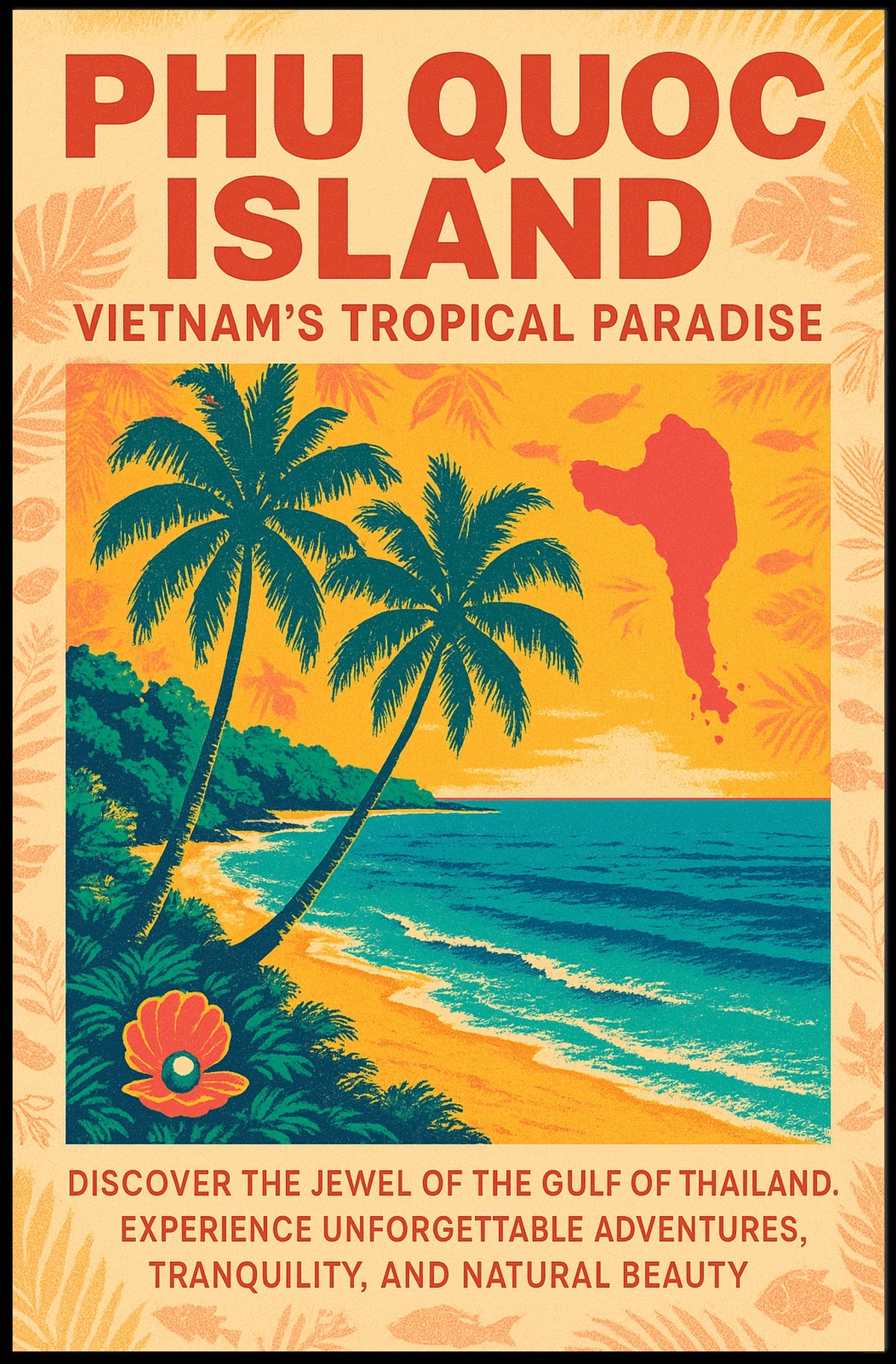 Phu Quoc Island Vietnams Tropical Paradise Poster