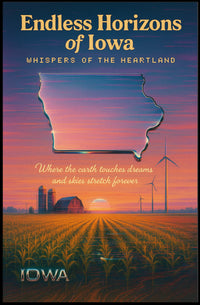 Endless Horizons of Iowa Poster