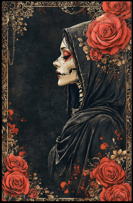 Day of the Dead Gothic Print Cultural or Heritage Poster