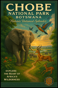 Explore the Heart of Africas Wilderness Poster