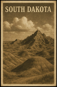 South Dakota Landscapes Timeless Poster