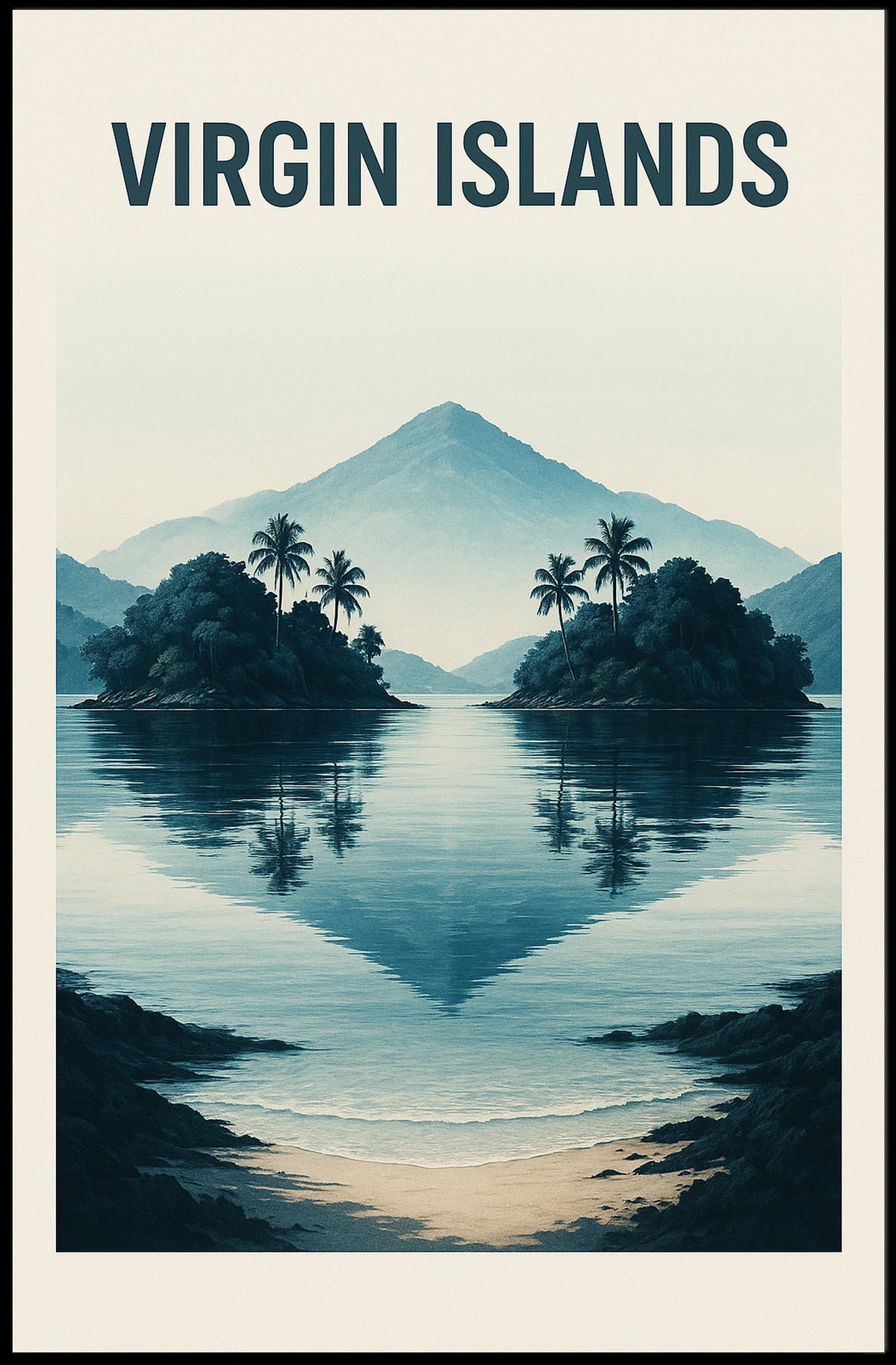 Tranquil Virgin Islands Poster