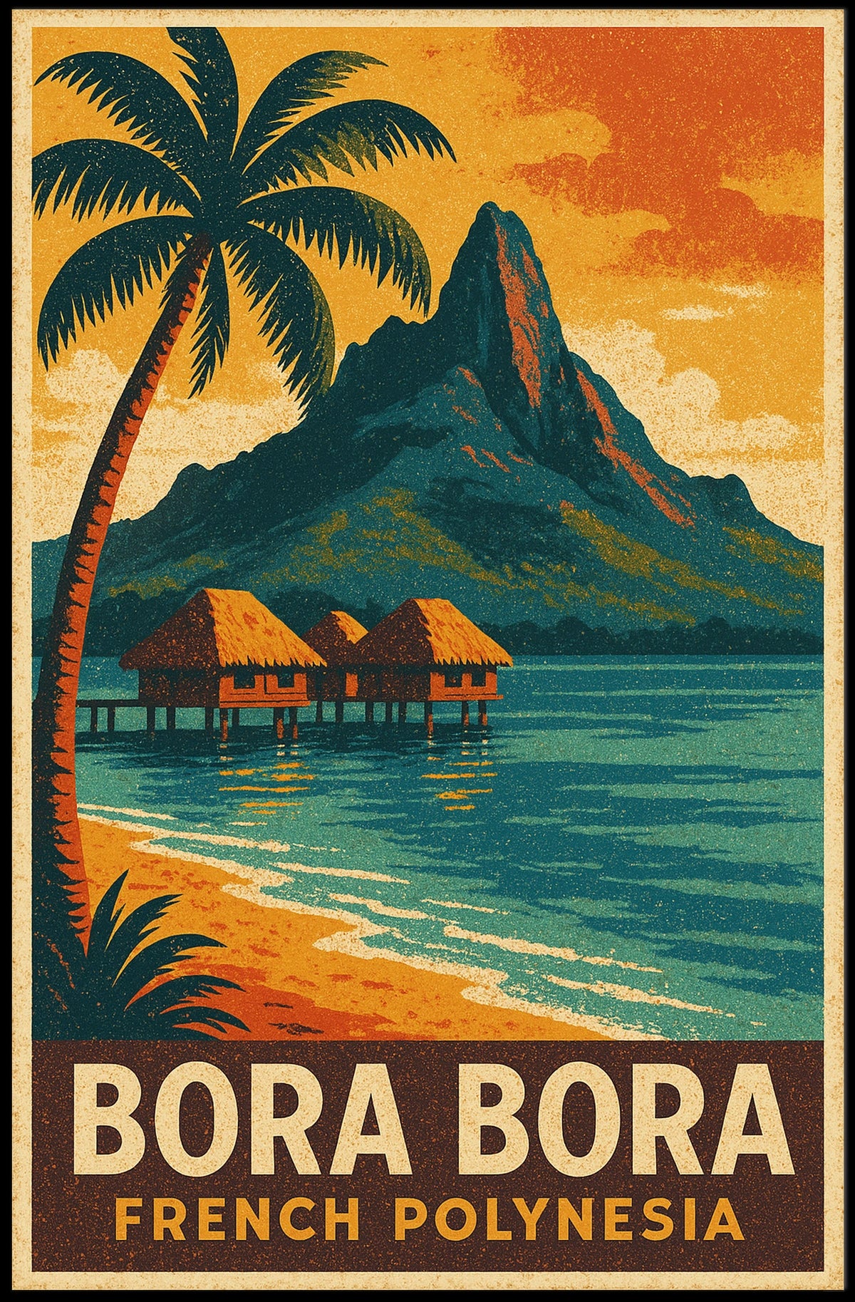 Bora Bora French Polynesia Poster