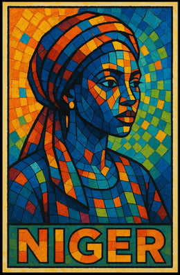 Vibrant Tribute to Niger Poster