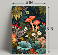 Enchanted Forest Flora William Morris Art Poster