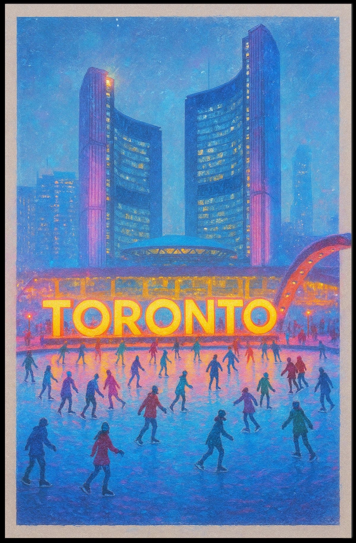 Toronto Winter Wonderland Poster