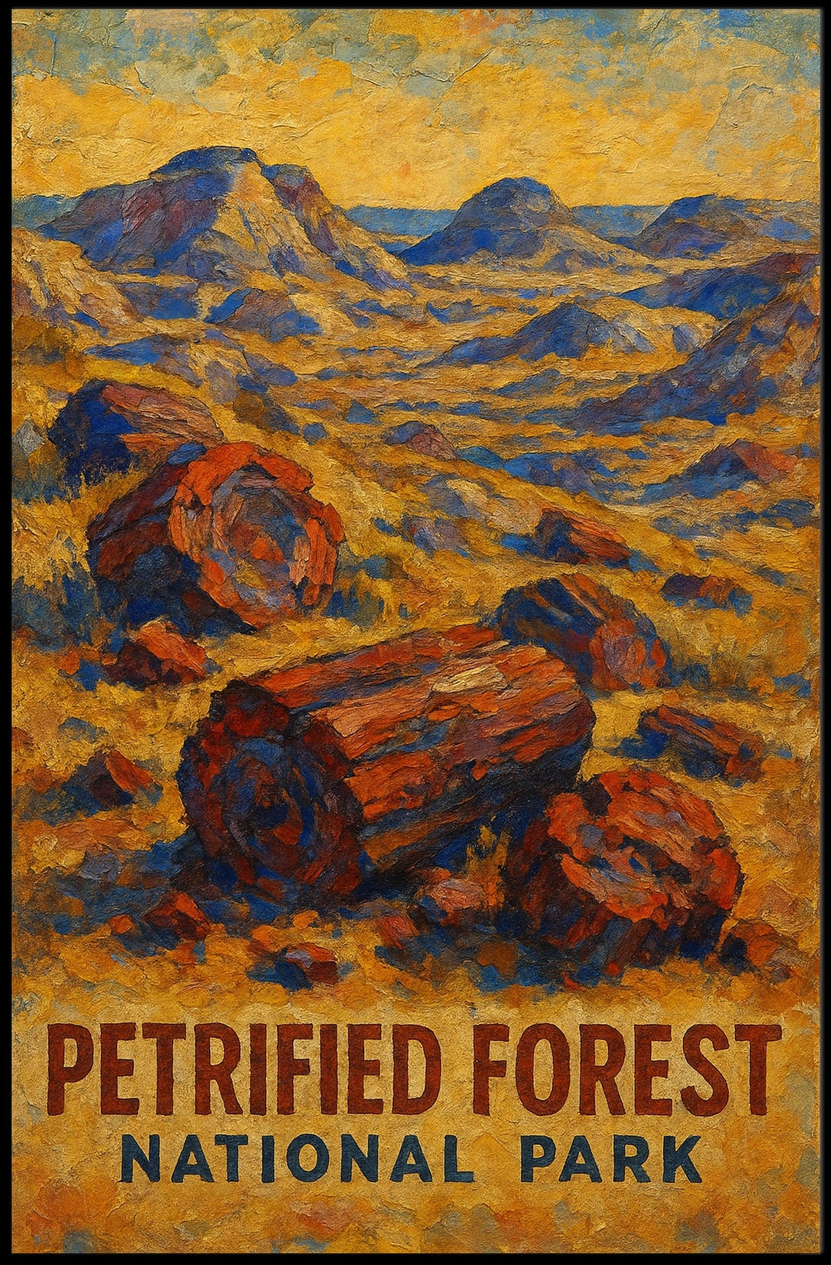 Petrified Forest National Park Poster