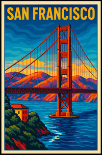 San Francisco Skyline Poster