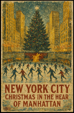 Christmas In Manhattan Poster