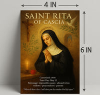 Saint Rita of Cascia Poster PosterGoat
