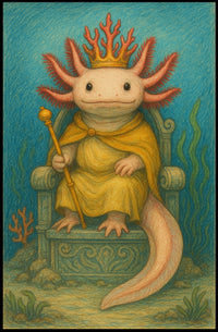 The Aquatic Monarch Poster