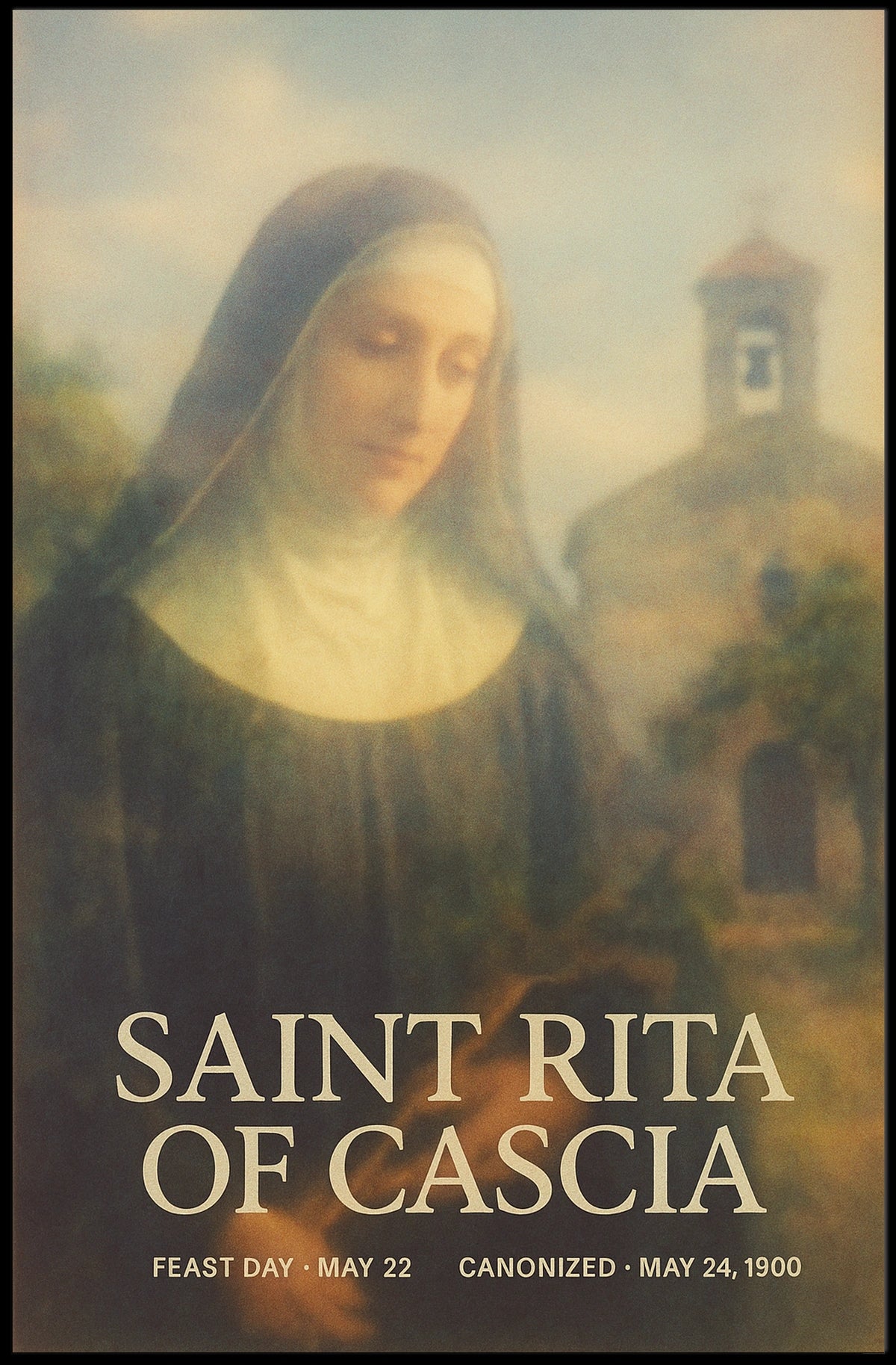 Saint Rita Of Cascia Poster