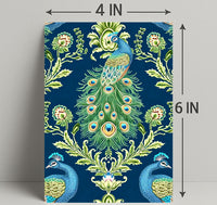 Majestic Peacock Elegance William Morris Art Poster