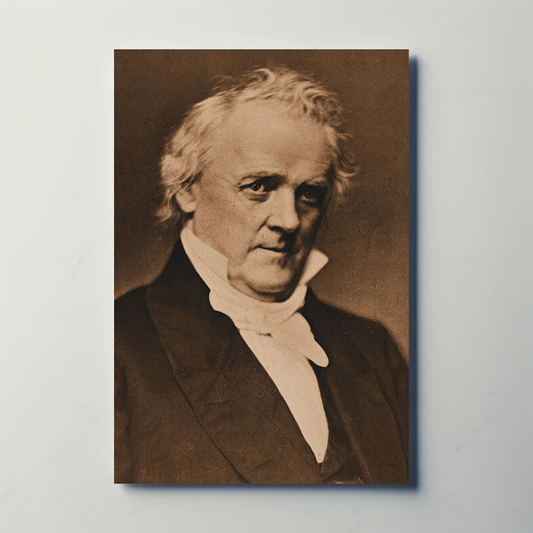 James Buchanan 15th President Sepia Photo