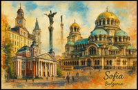Sofia, Bulgaria Architectural Splendor Poster