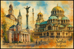 Sofia, Bulgaria Architectural Splendor Poster
