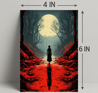 Moonlit Pathway Poster