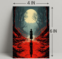 Moonlit Pathway Poster