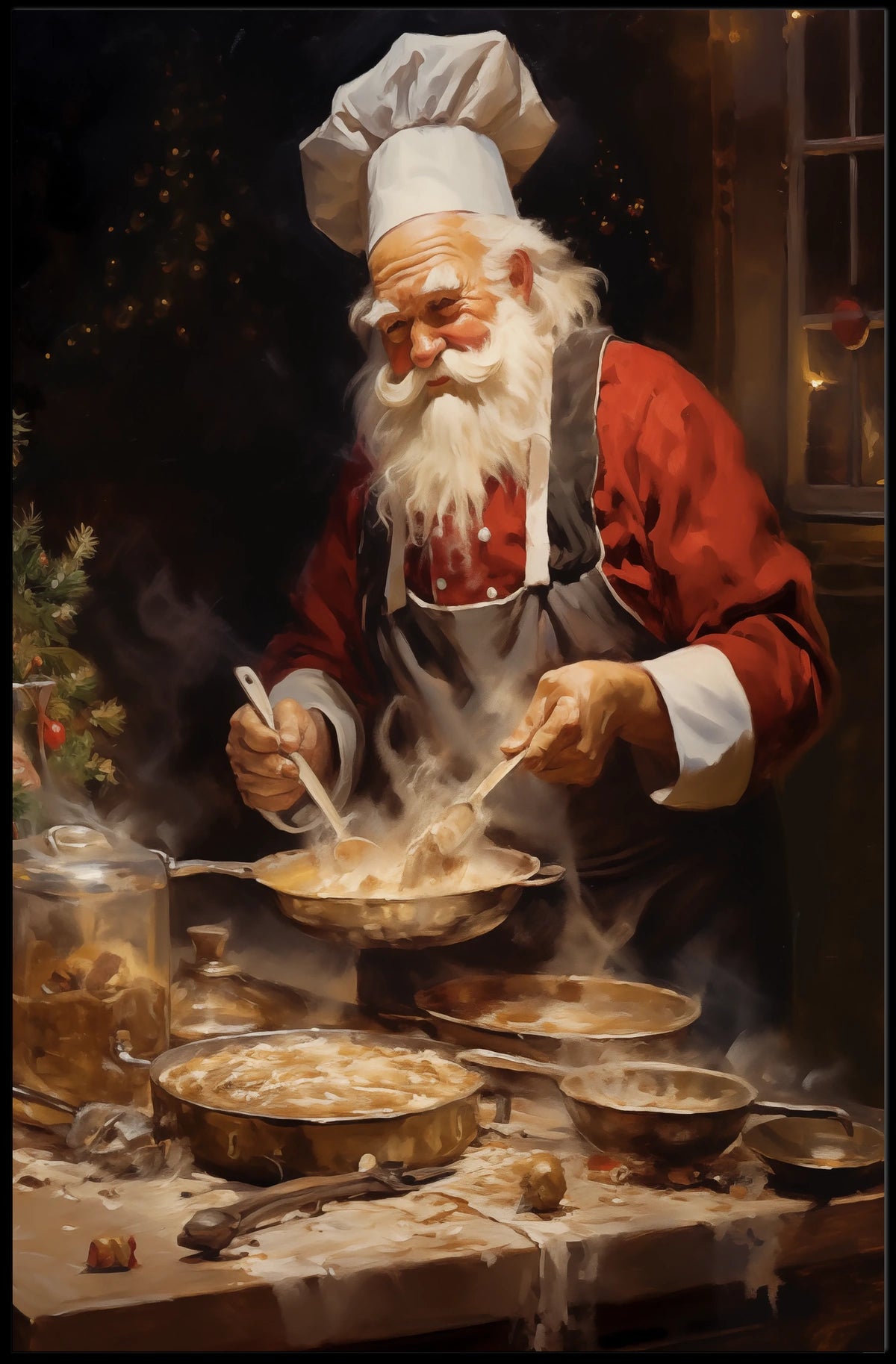 SantaS Culinary Delight Poster
