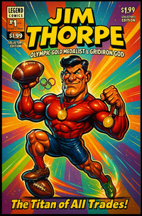 Jim Thorpe The Ultimate Athlete Poster