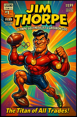Jim Thorpe The Ultimate Athlete Poster