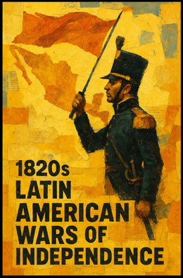 1820s Latin American Wars of Independence Poster