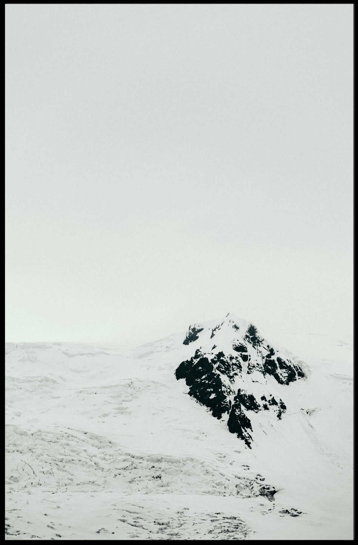 Serene Snow-Covered Mountain National Park Poster