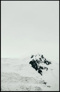 Serene Snow-Covered Mountain National Park Poster