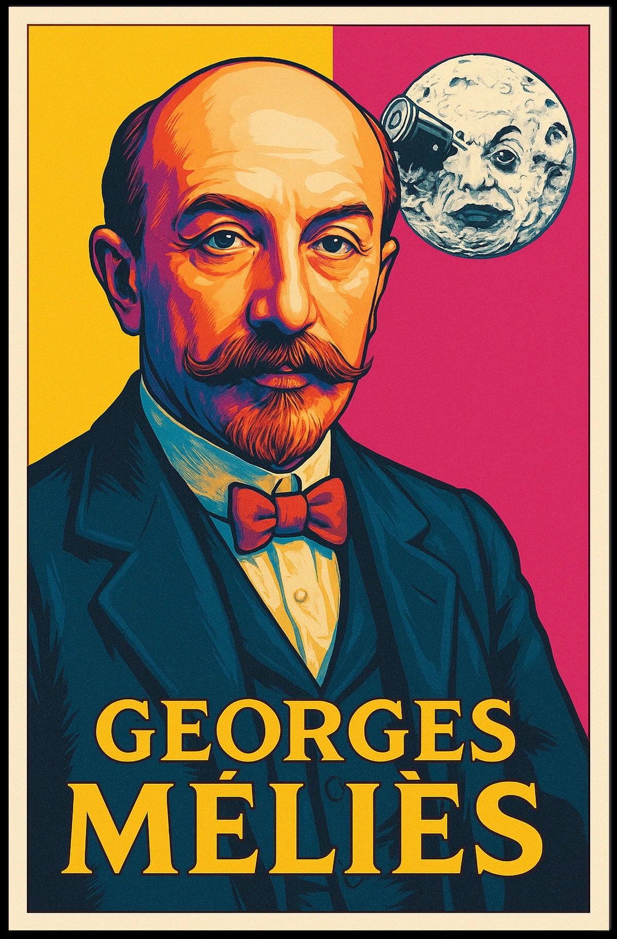 Georges Méliès Cinematic Pioneer Poster