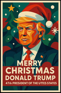 Santa's Festive Delight: Christmas Pop Culture Poster