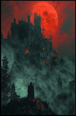 Dark Gothic Castle Fantasy Poster PosterGoat