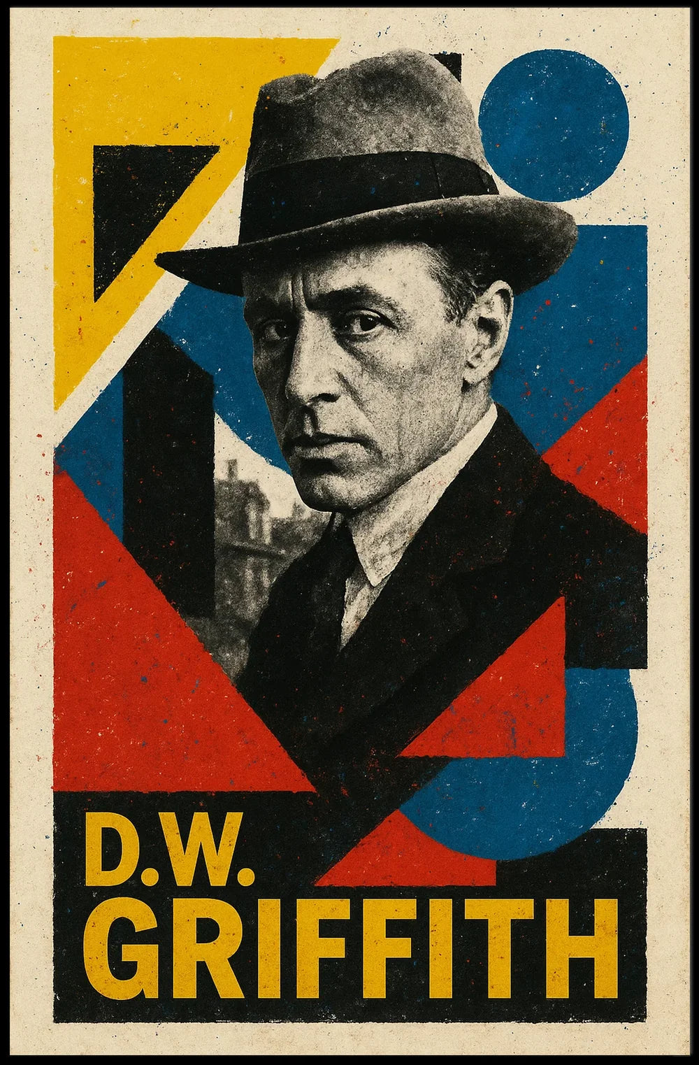 Abstract Balboa Park Modern Typography Poster