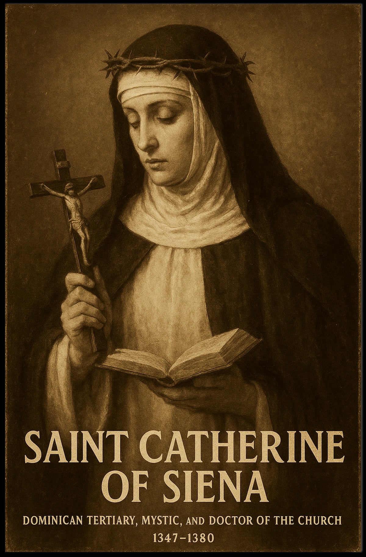 Saint Catherine Of Siena Poster