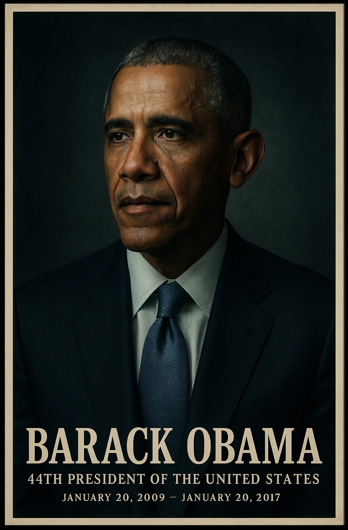 Barack Obama 44th President Poster Wall Art Decor For Home