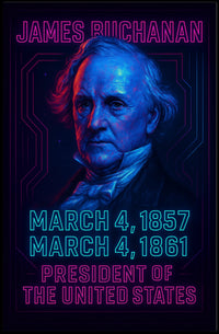 James Buchanan 15Th President Poster