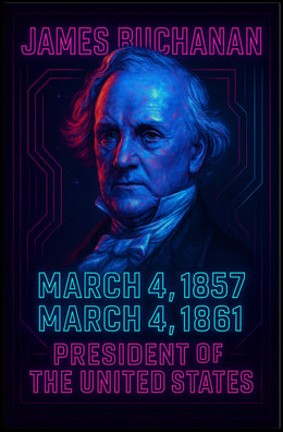 James Buchanan 15Th President Poster