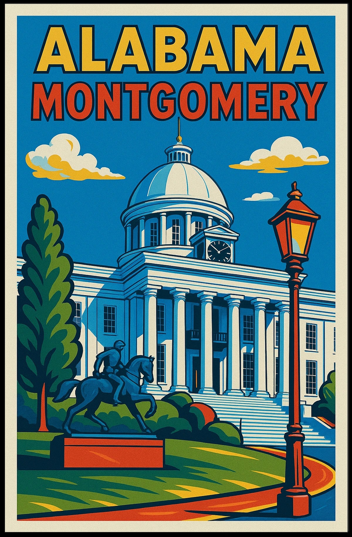 Alabama Montgomery Poster